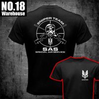 SAS Sniper ผู้ชายเสื้อยืดทหารเสื้อยืดกองทัพ