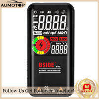 【MotorrTop】BSIDE S11อัจฉริยะ9999นับมัลติมิเตอร์ดิจิตอลจอแสดงผล LCD แบบชาร์จสากลเมตร Ac/dc โวลต์มิเตอร์โอห์มมิเตอร์ทดสอบความต้านทานความจุความถี่ไดโอดต่อเนื่อง NCV สดสายกับแสงแฟลชข้อมูลถือ