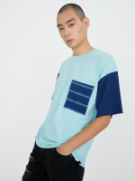 มอสซิโม®  M2140-0015 เสื้อยืด Oversized Tee - Blue