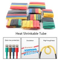 【cw】 164pcs/Set Polyolefin Shrinking Assorted Shrink Tube Wire Cable Insulated Sleeving Tubing Set 2:1 Pipe Sleeve