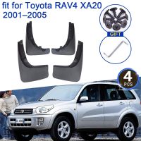 [ชิ้นส่วนยานยนต์ร้อน111】◎ บังโคลนสำหรับ Toyota RAV4 RAV 4 XA20 2001 2002 2003 2004 2005แผ่นกันกระเซ็นล้อหลังหน้า4อุปกรณ์เสริมรถยนต์