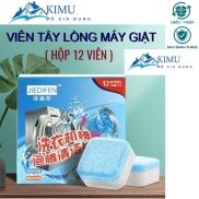 LOẠI 1 12 Viên tẩy máy giặt tẩy lồng máy giặt khử mùi diệt Vi khuẩn và cặn