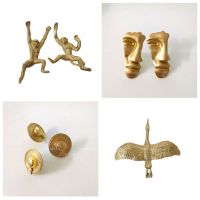 ﺴ₪ Kitchen Furniture Handle Brass Knob Door Cabinet Kitchen Gold - Gold Furniture - Aliexpress