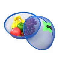 Apple-Shaped Fruit Basket Metal Wire Mesh Holder Strainer for Fruit Vegetables Large Protective Countertop Produce Cover