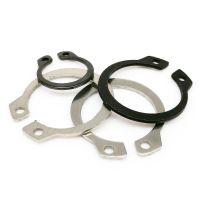 10/25/50pcs M3 to M40 GB894 304 Stainless Steel Black 65mn Manganese Steel C Type External Circlip Retaining Clip Ring for Shaft Coil Springs