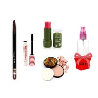 Cosmetic Makeup4pcs/setIncluding PowderCake Blush Stick Mascara Eyeliner Face/Eye Beauty Women Makeup Tool Perfect Mix Makeup