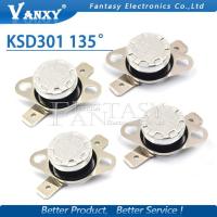 5pcs New KSD301 5 135 Graus 250 v 10A Normal Fechar Temperatura Controlada Interruptor Termostato Eletrônico Atacado