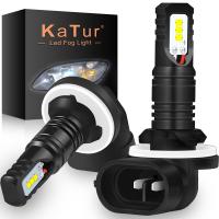 [ANYA Auto Parts] Katur 2ชิ้น80วัตต์ H27 Led 881หลอดไฟ H27W หลอดไฟ Led 1600LM รถไฟตัดหมอก Super Bright อัตโนมัติโคมไฟ12โวลต์6500พันสีขาว CSP รถไฟ