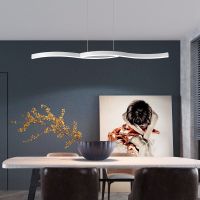 [COD] Restaurant chandelier modern minimalist creative personality long dining bar designer office lamps