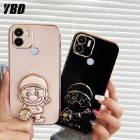 เคสโทรศัพท์ซูเปอร์มาริโอลายการ์ตูนพับเป็นขาตั้ง YBD ใช้ได้กับ Xiaomi Redmi A1 Plus A1+ 2022 Redmi A2 Plus A2 2023 A2+ Xiaomi POCO C50 คสโทรศัพท์หลัง TPU แบบนิ่ม C50