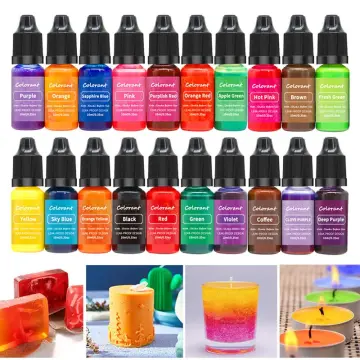 Soy Wax Color Dye Soy Wax Dye For Candle Making 24 Colors Set Of