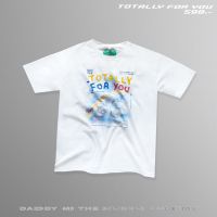 Totally For You T-Shirt (Oversize) เสื้อยืดโอเวอร์ไซส์ สีขาว สกรีนลายสุดน่ารัก