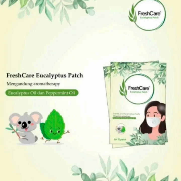 FRESHCARE Patch Eucalypytus Isi 12 Patch Tempel Di Masker Eucalyptus ...