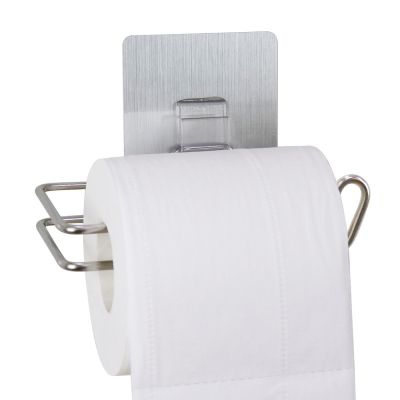 Reusable Toilet Paper Tissue Holder Wall Mounted Bathroom Towel Dispenser Steel