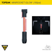 สูบลมจักรยานพกพาพร้อมไฟในตัว TOPEAK MINIROCKET iGLOW MINI PUMP