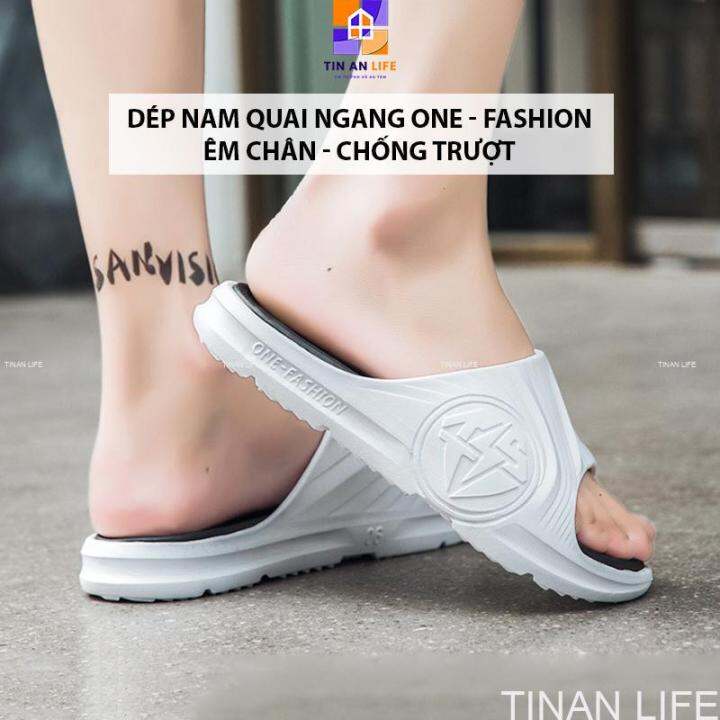 Dép Nam Quai Ngang ONE-FASHION Êm Chân, Đi Dạo, Mang Trong Nhà ...