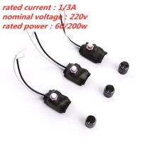 ☋ 1PC Dimmer Switch Black Tone Table Lamp Full Range Dimmer Rotary Switch 2 Positions Lamp Dimmer With Knob 1A 3A