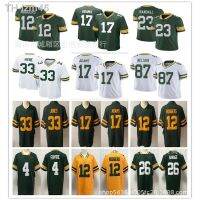 แพ็คเกอร์ส ร็อดเจอร์ส 4 12 17 21 52 87 เสื้อ NFL รุ่นที่สองในตำนาน