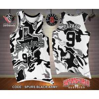 SPURS BLACK ARMY JERSEY INSPIRED FULL SUBLIMATION PRINT