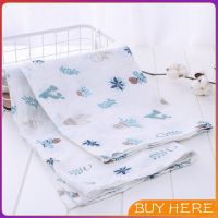 ผ้าห่อตัวเด็กแรกเกิด มัสลินคอตตอน 100% ขนาด 120*120 cm Muslin Baby towel BUY HERE