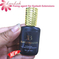 3bottles IB SUPER BONDER fixing agent for Eyelash Extensions Primer Cure adhesive bonding Eyelash transparent curing liquid 15ml