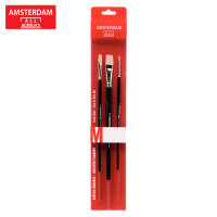 Amsterdam พู่กันสีอะคริลิค No.4,8,16 (AAC BRUSH 600 SET M FSC#)