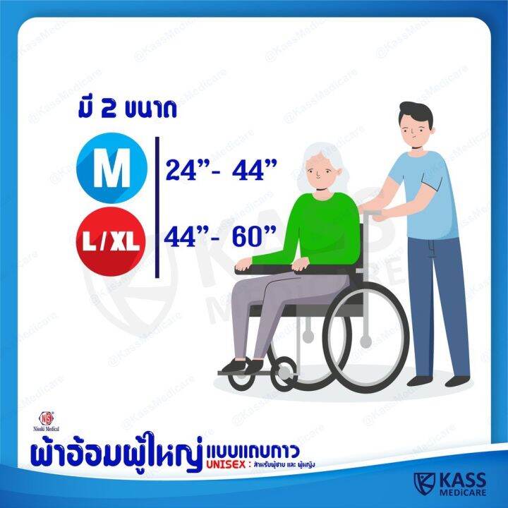 ผ้าอ้อมผู้ใหญ่-แบบแถบกาว-nisuki-size-l-xl-ยกลัง-4-แพ็ค-x-20-ชิ้น-80-ชิ้น-nisuki-adult-diapers