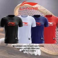 ✹ ใหม่ เสื้อกีฬาแบดมินตัน ไมโครไฟเบอร์ FIT LINING แขนสั้น