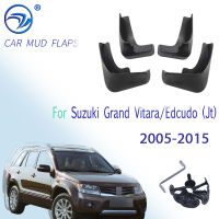 4ชิ้นเซ็ตรถ Mud Flaps Mudguards สำหรับ Suzuki Grand Vitara Edcudo (JT) 2005-2015 Splash Guards 2010 2011 2012 2013 2014 2015