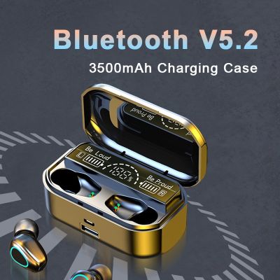 ZZOOI TWS Bluetooth 5.2 Earphones 3500mAh Charging Box New Wireless Headphone 9D Stereo Sports Waterproof Earbuds Headsets With Mic