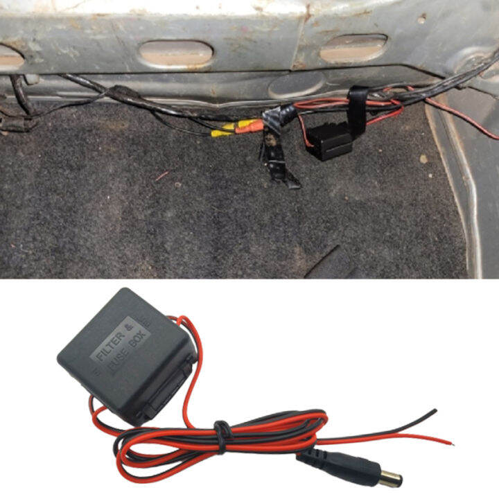 24V Drop 12V Car Power Signal Filter Canbus Reverse Camera Power Rectifier Power Relay Capacitor
