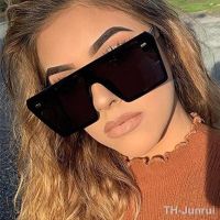 【YF】☇▩✇  New Fashion Oversized Sunglasses Woman Brand Designer Plastic Female Big Frame Gradient Glasses Mirror De Sol Mujer