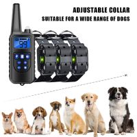 800M Anti Barking Training Collar Waterproof Dog Barking Control Collar With Remote 3 Training Modes For Large Medium Small Dogs