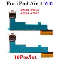 10ชิ้นสายเคเบิ้ลยืดหยุ่นสำหรับชาร์จพอร์ต Ipad Air 4 A2316 A2324 A2325 A2072เครื่องชาร์จ USB เชื่อมต่อสายแพเสียบแจ็คซ็อกเก็ต Rion