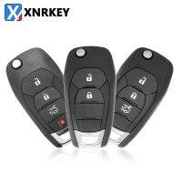 เคส Kunci Remote Mobil XNRKEY 2/3/4ปุ่มฝาหุ้มรีโมท Chevrolet อาวีโอมาลิบู Cruze