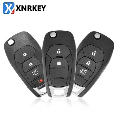 เคส Kunci Remote Mobil XNRKEY 2/3/4ปุ่มฝาหุ้มรีโมท Chevrolet อาวีโอมาลิบู Cruze