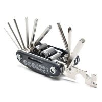 16 in 1 Screwdriver MTB Mountain Cycle Portable Socket Multipurpose Wrench Motorcycle Bike Allen Fix Touring Pocket Bicycle Multi Tool Screwdriver