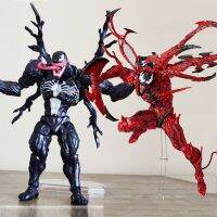 “》 {} Marvel Yamaguchi Revoltech การสังหารพิษตุ๊กตาขยับแขนขาได้โมเดลสุดเจ๋งตุ๊กตาของเล่นของขวัญ