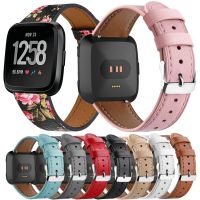 Tali Gelang Kulit Asli untuk Fitbit Versa 2 Band Jam Tangan Pintar untuk Fitbit Versa 2 Versa 1 Versa Lite Correa Jam Tangan