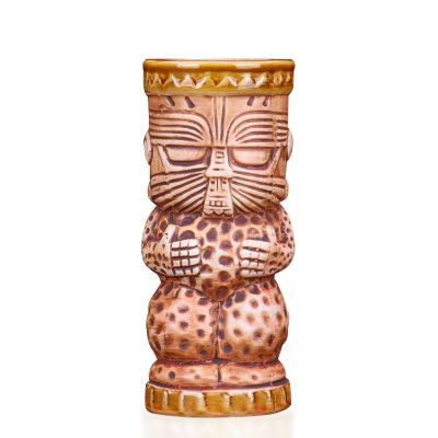 【High-end cups】340มล. เซรามิก Tiki แก้วพอร์ซเลนสร้างสรรค์เบียร์แก้วไวน์ถ้วยเครื่องมือบาร์