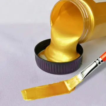 Gold Paint for Wood, All Surfaces, Metal Statue Coloring, Oily,  Water-based, Environmentally Friendly and Non-toxic
