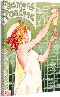 ศิลปะพิมพ์บนผนังผ้าใบโปสเตอร์โฆษณาคลาสสิก Absinthe Robette โดย Henri Privat-Livemont 16X24นิ้ว