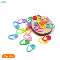 ?【Lowest price】HOMA เครื่องมือถักนิตติ้งสีผสม100ชิ้นเข็มสลักเครื่องหมายสำหรับล็อก