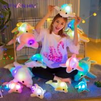 【CW】▼∏  1pc 32cm Colorful Glowing Kawaii Dolls Stuffed with Led for Kids