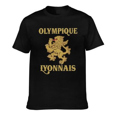 เสื้อยืด ผ้าฝ้าย พิมพ์ลาย Olympique Lyonnais Les Gones France Ligue 1 สําหรับผู้ชายS-5XL