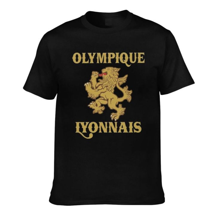 เสื้อยืด-ผ้าฝ้าย-พิมพ์ลาย-olympique-lyonnais-les-gones-france-ligue-1-สําหรับผู้ชายs-5xl
