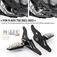 สำหรับ Honda XADV X-ADV X-ADV750 2021 2022 Xadv750รถจักรยานยนต์ผ้โดยสารด้านหลังพับที่พักเท้าสำหรับเท้าหมุดเหยียบแผ่นชุดขาตั้ง