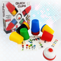 เกมเรียงแก้วสแต็ค Stack Quick Cups เกมเรียงแก้วสี ตามการ์ดสำหรับเด็ก ของเล่นเสริมพัฒนาการ เกมเสริมทักษะ speed cups