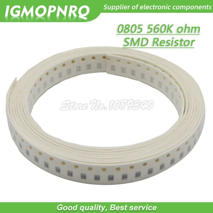 300pcs 0805 SMD Resistor 560K ohm Chip Resistor 1/8W 560K ohms 0805 560K