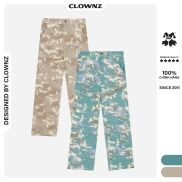 Quần khaki túi hộp ống suông local brand Clownz Patchy Cargo unisex form